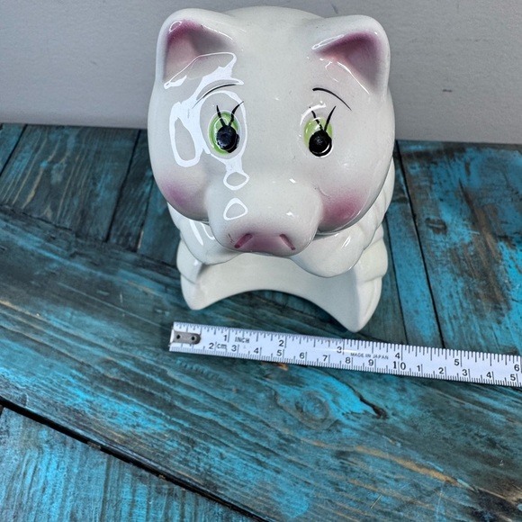 Vintage Pair of Piggy Pig Banks Naughty Humping Piggy Pigs Porking Making Bacon - Picture 10 of 16